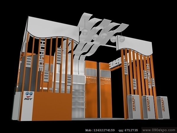 EX2-243展位展示3D模型設計
